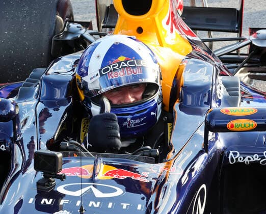 FORMULA 1 - GP of Austria 2022 SPIELBERG,AUSTRIA,09.JUL.22 - MOTORSPORTS, FORMULA 1 - Grand Prix of Austria, Red Bull Ring, Red Bull Legends Parade warm-up. Image shows consultant David Coulthard (Red Bull Racing).  GEPAxpictures xWolfgangxGrebien