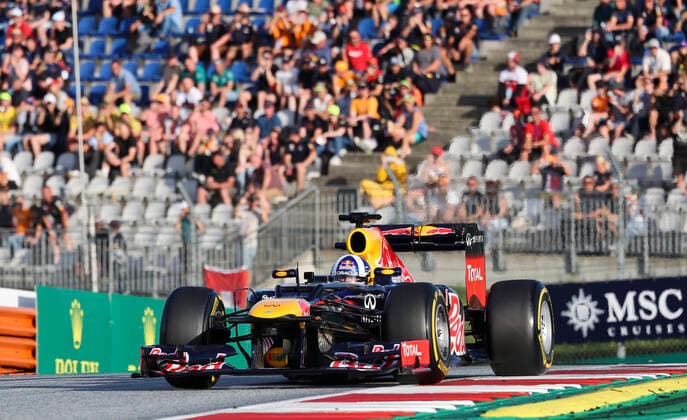 FORMULA 1 - GP of Austria 2022 SPIELBERG,AUSTRIA,09.JUL.22 - MOTORSPORTS, FORMULA 1 - Grand Prix of Austria, Red Bull Ring, Red Bull Legends Parade warm-up. Image shows consultant David Coulthard (Red Bull Racing).  GEPAxpictures xWolfgangxGrebien