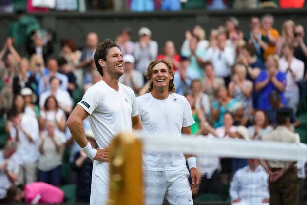 2022 Wimbledon Mens Doubles Final Mattew Ebden AUS , Max Purcell AUS vs Nikola Mektic CRO and Mate Pavic CRO