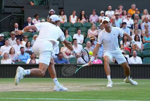 2022 Wimbledon Mens Doubles Final Mattew Ebden AUS , Max Purcell AUS vs Nikola Mektic CRO and Mate Pavic CRO