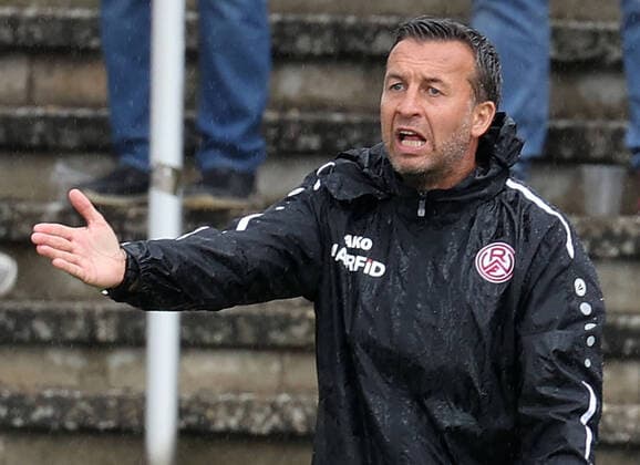 Head Coach Christoph Dabrowski Rot Weiss Essen DFL REGULATES PROHIBIT ANY USE OF PHOTOGRAPHS AS IMAGE SEQUENCES AND OR QUASI VIDEO