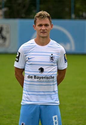 09 07 2022, football 3 league 2022 2023, TSV 1860 Munich at Grünwalder Strasse in Munich, portrait date 2022 2023, Erik Tallig TSV 1860 Munich