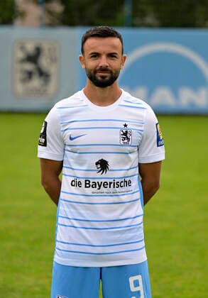 09 07 2022, football 3 league 2022 2023, TSV 1860 Munich at Grünwalder Strasse in Munich, portrait date 2022 2023, Albi Vrenezi TSV 1860 Munich