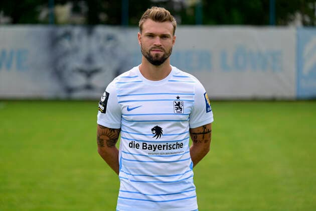 09 07 2022, football 3 league 2022 2023, TSV 1860 Munich at Grünwalder Strasse in Munich, portrait appointment 2022 2023, Yannick Deichmann TSV 1860 Munich