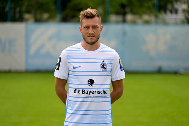09 07 2022, football 3 league 2022 2023, TSV 1860 Munich at Grünwalder Strasse in Munich, portrait date 2022 2023, Marius Willsch TSV 1860 Munich
