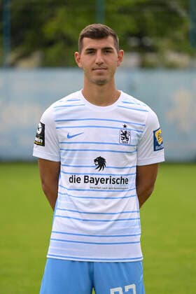 09 07 2022, football 3 league 2022 2023, TSV 1860 Munich at Grünwalder Strasse in Munich, portrait date 2022 2023, Semi Belkahia TSV 1860 Munich