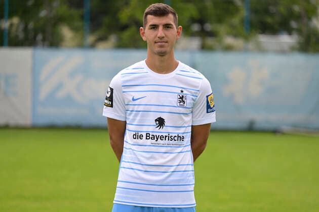 09 07 2022, football 3 league 2022 2023, TSV 1860 Munich at Grünwalder Strasse in Munich, portrait date 2022 2023, Semi Belkahia TSV 1860 Munich