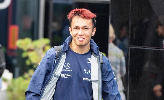FORMULA 1 - GP of Austria 2022 SPIELBERG,AUSTRIA,10.JUL.22 - MOTORSPORTS, FORMULA 1 - Grand Prix of Austria, Red Bull Ring. Image shows Alex Albon (THA Williams).  GEPAxpictures xWolfgangxJannach