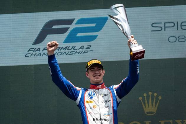 Podium, VERSCHOOR Richard (nld), Trident, Dallara F2, portrait during the 8th round of the 2022 FIA Formula 2 Championship, on the Red Bull Ring, from July 8 to 10, 2022 in Spielberg, Austria - AUTO - FORMULA 2 2022 - AUSTRIA DPPI Panoramic  RBR_GP_SR-0955