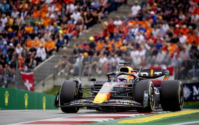SPIELBERG Max Verstappen 1 with the Oracle Red Bull Racing RB18 Honda during the Austrian Grand Prix at the Red Bull Ring on July 10, 2022 in Spielberg, Austria ANP SEM VAN DER WAL F1 Grand Prix of Austria 2022 xVIxANPxSportx xxANPxIVx 451592135 originalFilename: 451592135.jpg