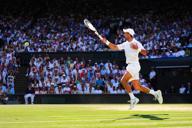 Mandatory Credit: Photo by Javier Garcia Shutterstock (13018062en) Novak Djokovic during the Men s Singles Final Wimbledon Tennis Championships, Day 14, The All England Lawn Tennis and Croquet Club, London, UK - 10 Jul 2022 Wimbledon Tennis Championships, Day 14, The All England Lawn Tennis and Croquet Club, London, UK - 10 Jul 2022  Copyright: xJavierxGarcia Shutterstockx 13018062en