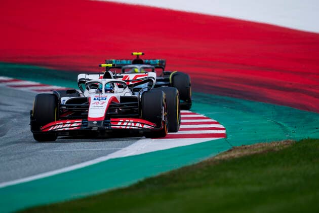 July 10, 2022, Spielberg, Austria: MICK SCHUMACHER of Germany and Haas F1 Team drives during the 2022 FIA Formula 1 Austrian Grand Prix at the Red Bull Ring in Spielberg, Austria. Spielberg Austria - ZUMAg147 20220710_zap_g147_050 Copyright: xJamesxGasperottix