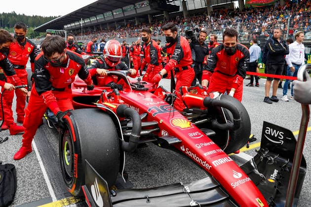 16 Charles Leclerc MCO, Scuderia Ferrari , F1 Grand Prix of Austria at Red Bull Ring on July 10, 2022 in Spielberg, Austria Photo by HOCH ZWEI Spielberg Austria