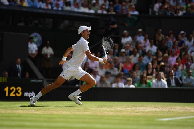 Novak Djokovic (Ser) defeated Nick Kyrgios (Aus) in the men™s single final of Wimbledon 2022 TENNIS : Wimbledon 2022 : 10 07 2022 AntoineCouvercelle Panoramic 