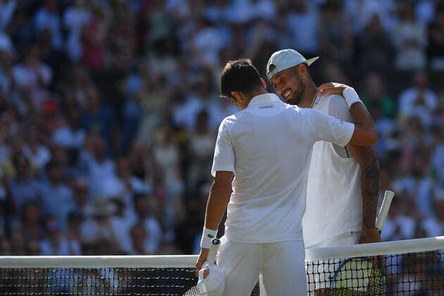 Novak Djokovic (Ser) defeated Nick Kyrgios (Aus) in the men™s single final of Wimbledon 2022 TENNIS : Wimbledon 2022 : 10 07 2022 AntoineCouvercelle Panoramic 