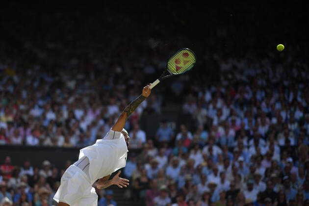 Novak Djokovic (Ser) defeated Nick Kyrgios (Aus) in the men™s single final of Wimbledon 2022 TENNIS : Wimbledon 2022 : 10 07 2022 AntoineCouvercelle Panoramic 