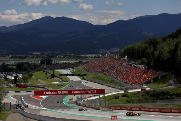 04 NORRIS Lando (gbr), McLaren F1 Team MCL36, action during the Formula 1 Rolex Grosser Preis Von Osterreich 2022, 2022 Austrian Grand Prix, 11th round of the 2022 FIA Formula One World Championship, WM, Weltmeisterschaft from July 8 to 10, 2022 on the Red Bull Ring, in Spielberg, Austria - F1 - AUSTRIAN GRAND PRIX 2022 - RACE DPPI Panoramic  00122027_F12022GP11AUT_JK63128