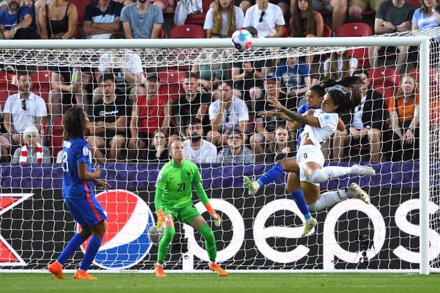 Sport Bilder des Tages Rotherham (Inghilterra) 10 07 2022 - Euro 2022 femminile Francia-Italia foto Image nella foto: gol Martina Piemonte 