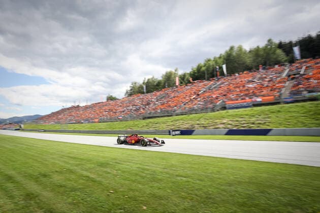 FORMULA 1 - GP of Austria 2022 SPIELBERG,AUSTRIA,10.JUL.22 - MOTORSPORTS, FORMULA 1 - Grand Prix of Austria, Red Bull Ring. Image shows Charles Leclerc (MCO Ferrari).  GEPAxpictures xManfredxBinder