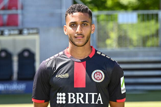 08 07 2022, xjhx, football 3 league, SV Wehen Wiesbaden photo appointment season 2022 23 emspor, v l Amin Farouk SV Wehen Wiesbaden DFL DFB REGULATES PROHIBIT ANY USE OF PHOTOGRAPHS as IMAGE SEQUENCES and or QUASI VIDEO Wiesbaden