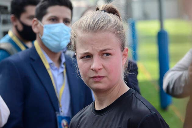 July 12, 2022, Mexico City, Mexico City, Mexico: July 12, 2022, Mexico City, Mexico: Women s Bayer Leverkusen player Kristin Ko¶gel during a press conference, PK, Pressekonferenz to announce the match between America and Bayer Leverkusen as part of 100 years of Bayer in Mexico. on July 12, 2022 in Mexico City, Mexico. Mexico City Mexico - ZUMAe321 0162795642st Copyright: xCarlosxTischlerx xEyepixxGroupx