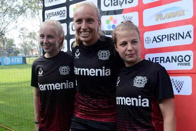 Football, Women, Bayer Leverkusen, Training camp in Mexico