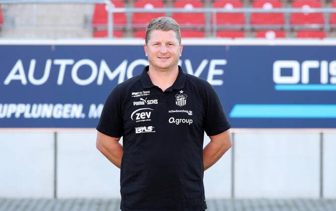 Teampraesentation Zwickau 12 07 2021 Physiotherapist Sven Schubert Zwickau FSV Zwickau 3 Liga, Porträttermin 2022 2023 , Zwickau, 12 07 2021, GGZ Arena Zwickau, Football ,