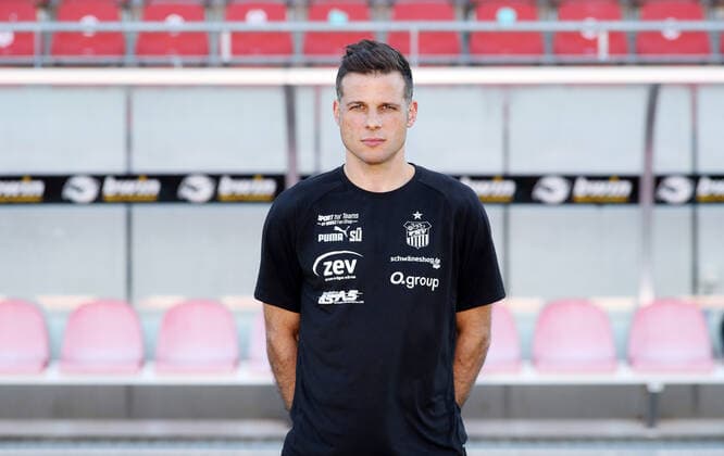 Teampraesentation Zwickau 12 07 2021 Goalkeeper coach Steffen Süßner Suessner Zwickau FSV Zwickau 3 Liga, Porträttermin 2022 2023 , Zwickau, 12 07 2021, GGZ Arena Zwickau, Football ,