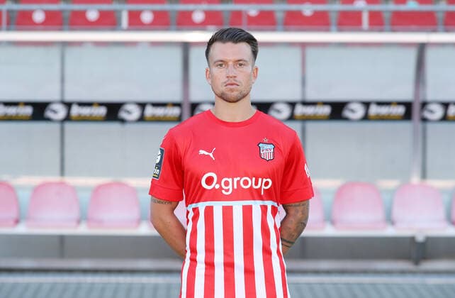 Teampraesentation Zwickau 12 07 2021 Patrick Göbel Goebel 31, Zwickau FSV Zwickau 3 Liga, Porträttermin 2022 2023 , Zwickau, 12 07 2021, GGZ Arena Zwickau, Football ,