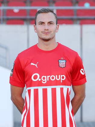 Teampraesentation Zwickau 12 07 2021 Leonhard von Schroetter 29, Zwickau FSV Zwickau 3 Liga, Porträttermin 2022 2023 , Zwickau, 12 07 2021, GGZ Arena Zwickau, Football ,