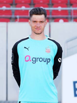 Teampraesentation Zwickau 12 07 2021 Goalkeeper Max Sprang 26, Zwickau FSV Zwickau 3 Liga, Porträttermin 2022 2023 , Zwickau, 12 07 2021, GGZ Arena Zwickau, Football ,