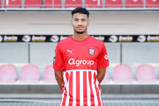 Teampraesentation Zwickau 12 07 2021 Noah Shawn Agbaje 20, Zwickau FSV Zwickau 3 Liga, Porträttermin 2022 2023 , Zwickau, 12 07 2021, GGZ Arena Zwickau, Football ,