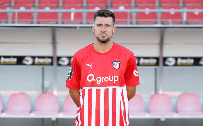 Teampraesentation Zwickau 12 07 2021 Davy Frick 19, Zwickau FSV Zwickau 3 Liga, Porträttermin 2022 2023 , Zwickau, 12 07 2021, GGZ Arena Zwickau, Football ,