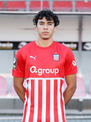 Teampraesentation Zwickau 12 07 2021 Johan Gomez 18, Zwickau FSV Zwickau 3 Liga, Porträttermin 2022 2023 , Zwickau, 12 07 2021, GGZ Arena Zwickau, Football ,