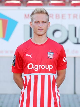 Teampraesentation Zwickau 12 07 2021 Maximilian Jansen 6, Zwickau FSV Zwickau 3 Liga, Porträttermin 2022 2023 , Zwickau, 12 07 2021, GGZ Arena Zwickau, Football ,