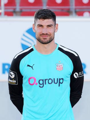 Teampraesentation Zwickau 12 07 2021 Goalkeeper Johannes Brinkies 1, Zwickau FSV Zwickau 3 Liga, Porträttermin 2022 2023 , Zwickau, 12 07 2021, GGZ Arena Zwickau, Football ,