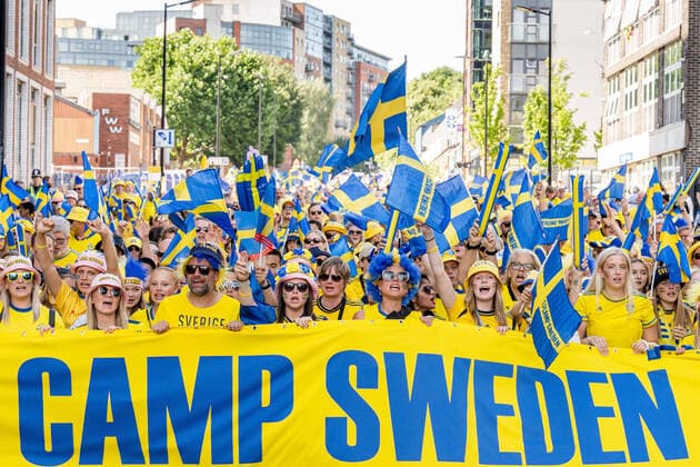 220713 during the UEFA Women s Euro 2022 group stage match between Sweden and Switzerland on July 13, 2022 in Sheffield Photo Ludvig Thunman BILDBYRAN kod LT LT0371 fotboll, football, soccer, fotball, fotbolls em, europamästerska,  Copyright: LUDVIGxTHUNMAN BB220713LT028