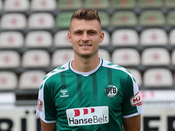 Noah Plume VfB Luebeck , RL Nord, portrait date 2022 2023