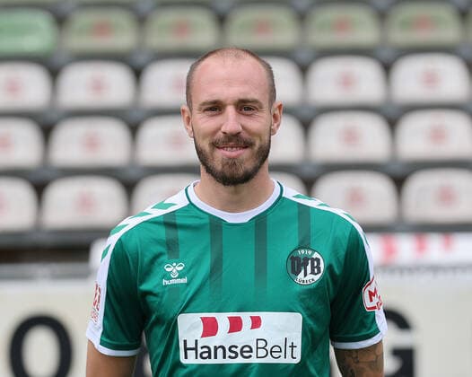 Marvin Thiel VfB Luebeck, RL Nord, portrait date 2022 2023
