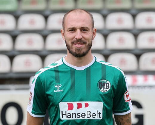 Marvin Thiel VfB Luebeck, RL Nord, portrait date 2022 2023