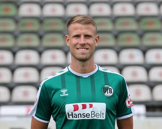 Tommy Grupe VfB Luebeck , RL Nord, portrait date 2022 2023