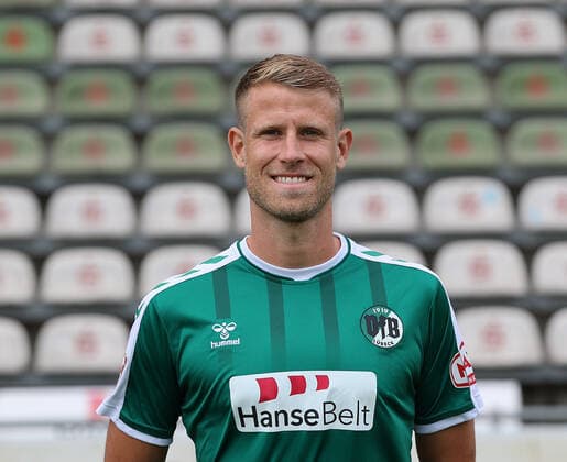 Tommy Grupe VfB Luebeck , RL Nord, portrait date 2022 2023