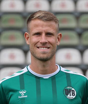 Tommy Grupe VfB Luebeck , RL Nord, portrait date 2022 2023