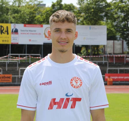 Regionalliga West, season 2022 2023, photo session Fortuna Cologne, 12 07 2022 Dustin Willms Fortuna Cologne Portrait