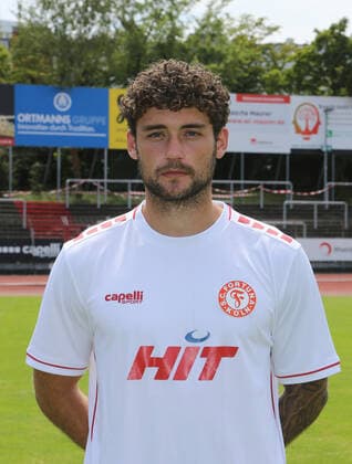 Regionalliga West, season 2022 2023, photo session Fortuna Cologne, 12 07 2022 Jan Luca Rumpf Fortuna Cologne Portrait