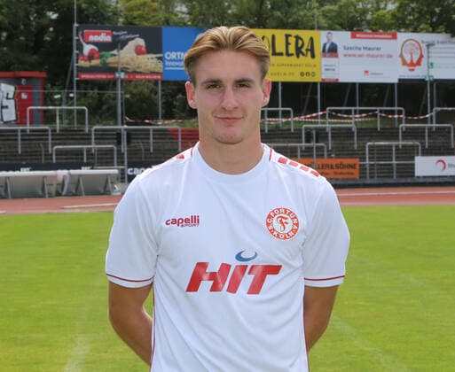 Regionalliga West, season 2022 2023, photo session Fortuna Cologne, 12 07 2022 Jan Wellers Fortuna Cologne Portrait