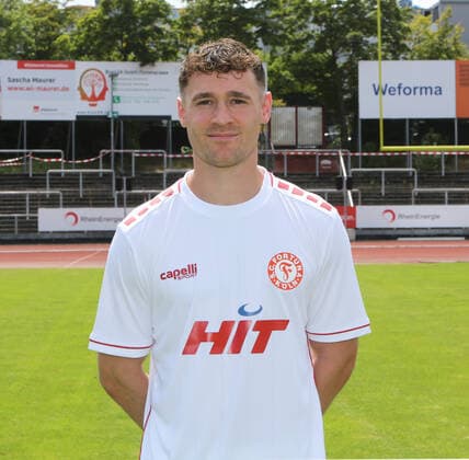 Regionalliga West, season 2022 2023, photo session Fortuna Cologne, 12 07 2022 Jules Schwadorf Fortuna Cologne Portrait
