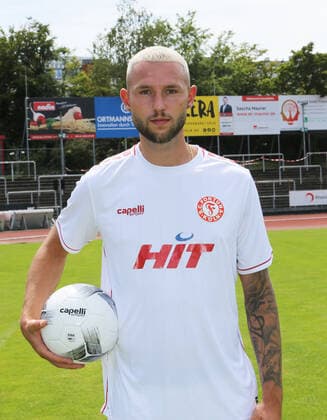 Regionalliga West, season 2022 2023, photo session Fortuna Cologne, 12 07 2022 Dominik Lanius Fortuna Cologne Portrait