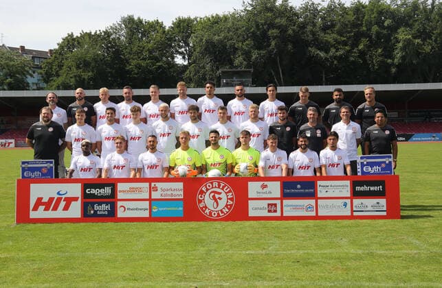 Regionalliga West, 2022 2023 season, Fortuna Köln photo session, 12 07 2022 team Fortuna Köln,