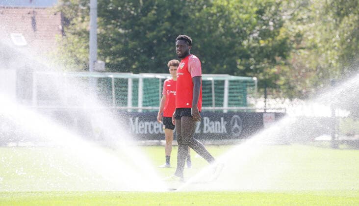 Weiler , VfB Stuttgart Training Camp , Orel Mangala